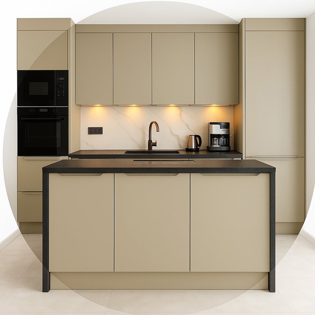 Verkäufer von Küchenmöbeln